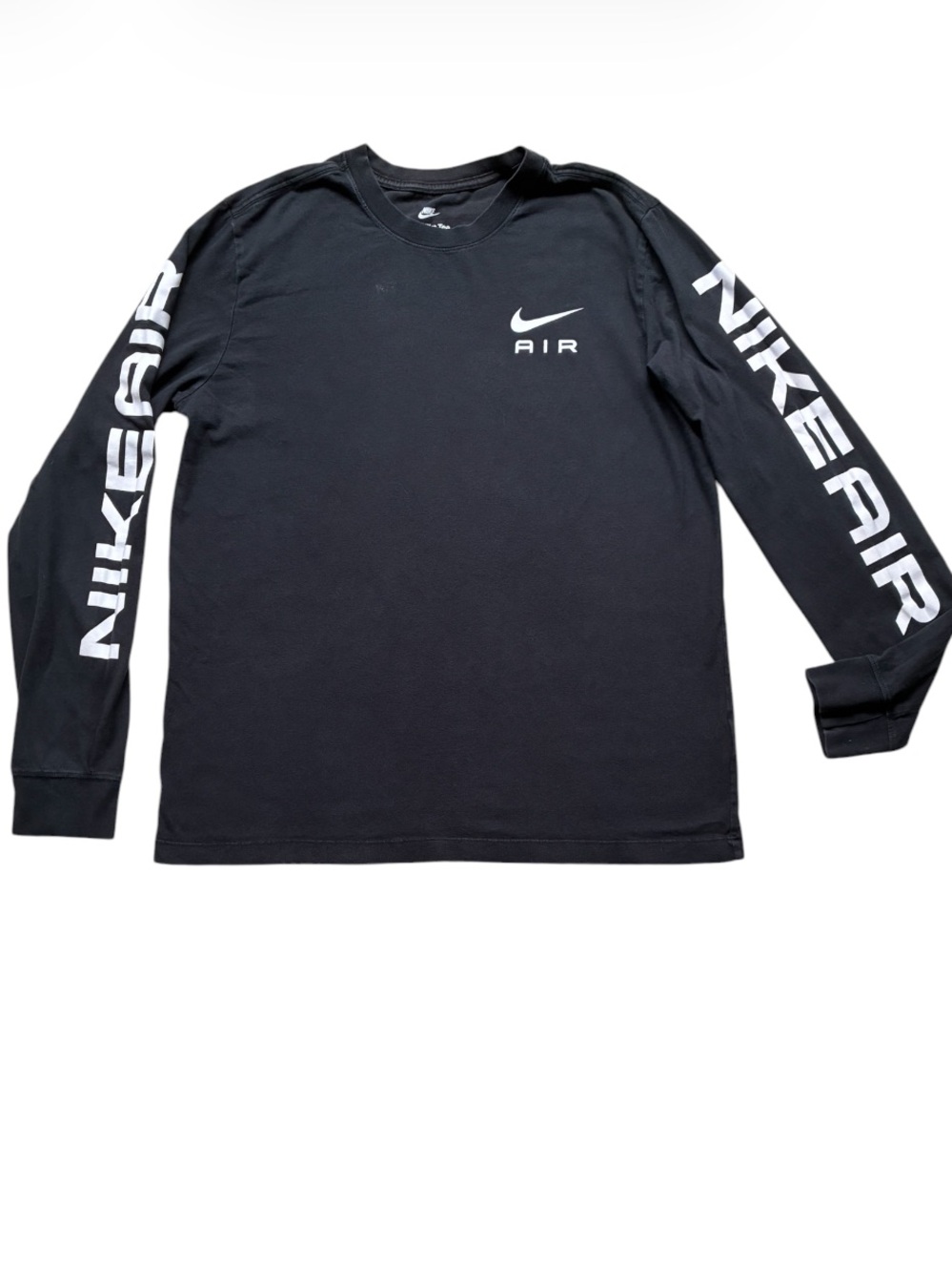 Nike Air Men’s Black Long Sleeve Tee T-Shirt Size Large